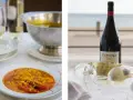 Paella y vino en Islantilla. Descubre dónde comer en Islantilla y disfruta de esta deliciosa combinación.